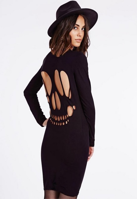 Robe noire mi longue chic