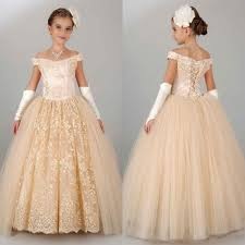 Robe princesse mariage fille