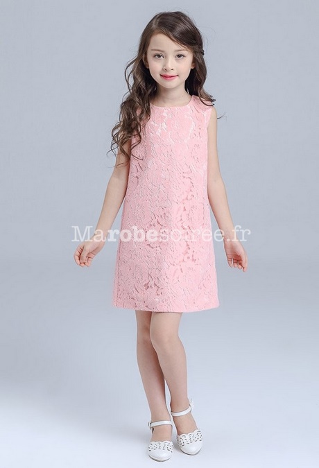 Robe rose fille mariage