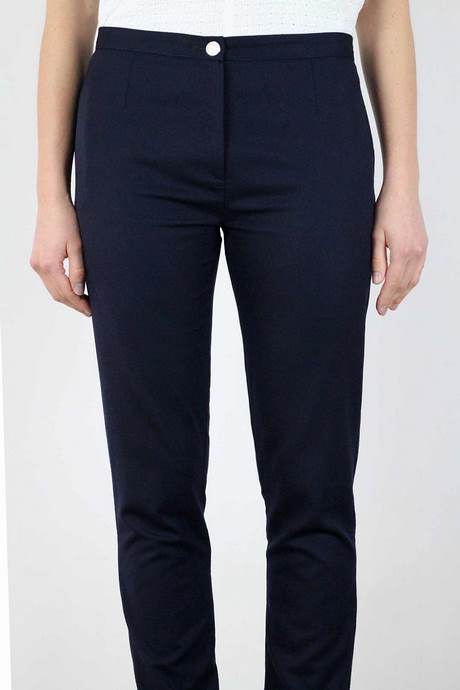 Pantalon tailleur bleu