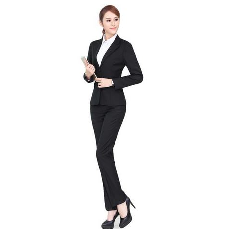 Pantalon tailleur femme noir