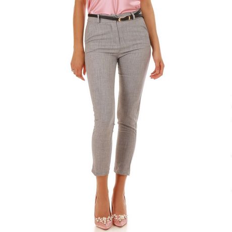 Pantalon tailleur gris