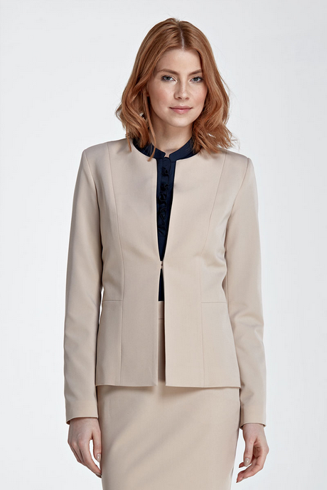 Tailleur femme beige