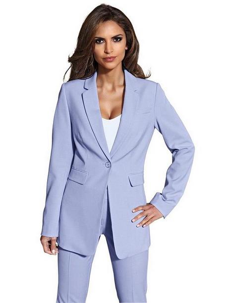 Tailleur femme bleu ciel