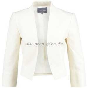 Tailleur femme creme