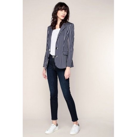 Tailleur femme rayé