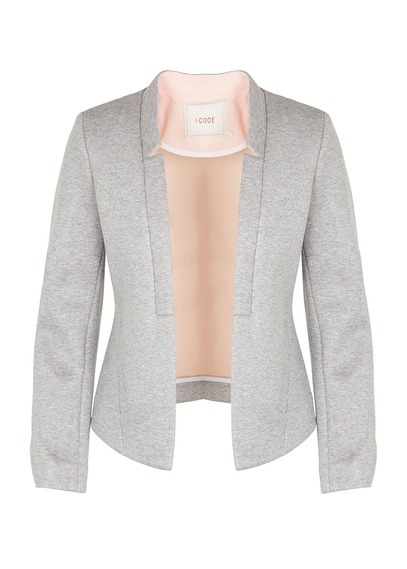 Tailleur gris clair femme