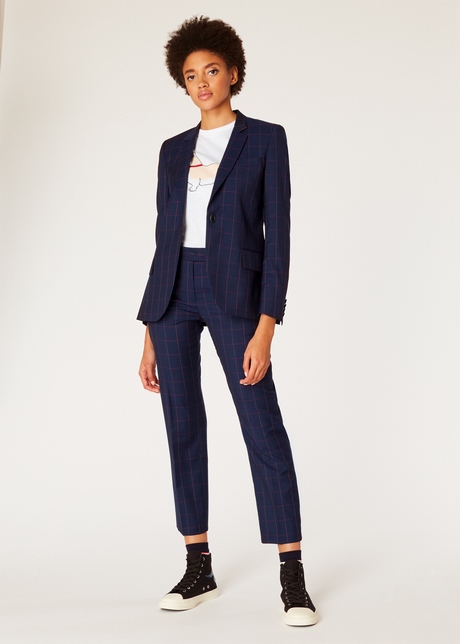 Tailleur marine femme