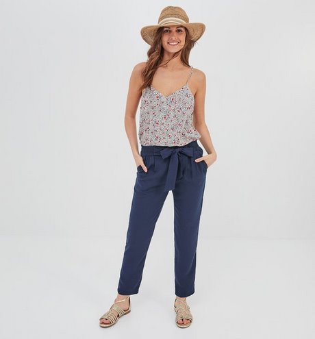 Tailleur pantalon femme marine