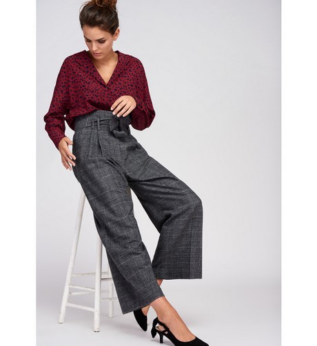 Tailleur pantalon gris femme