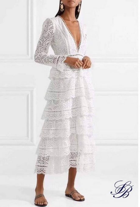 Acheter robe blanche dentelle