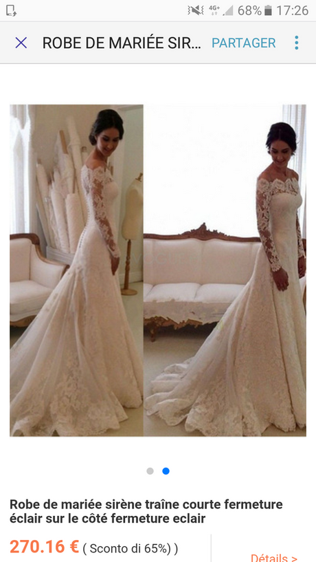 Magnifique robe de mariage