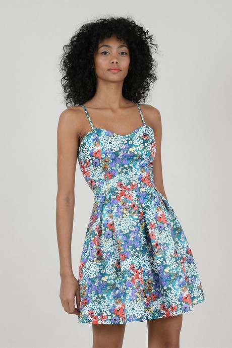 Robe a fleur bustier