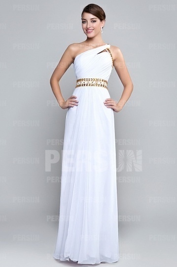 Robe blanc longue