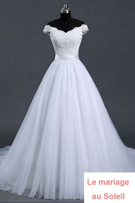 Robe blanche de mariage 2020