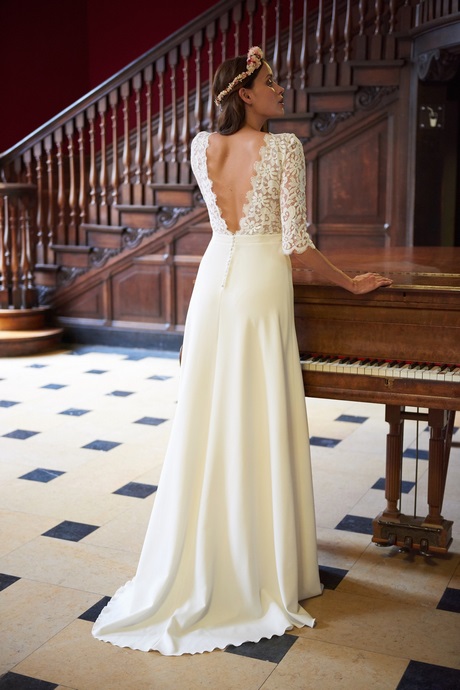 Robe blanche de mariage 2020