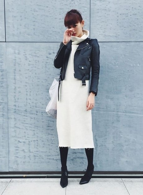 Robe blanche en hiver