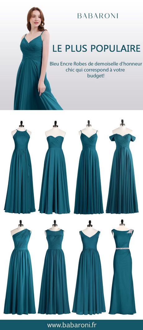 Robe bleu ete 2020