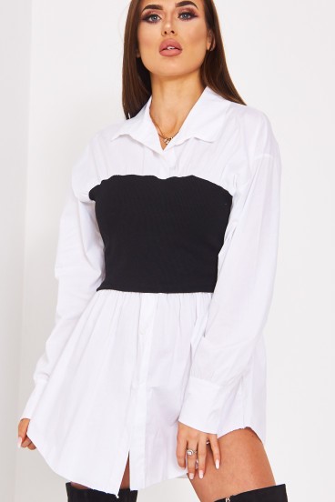 Robe chemise pull