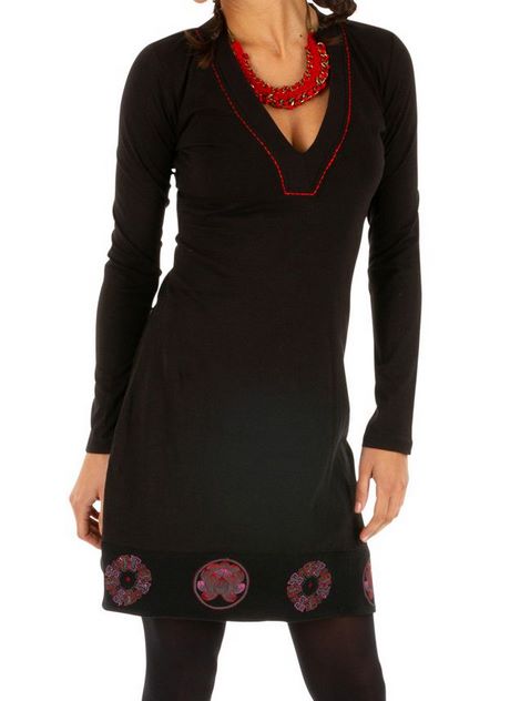 Robe courte femme hiver