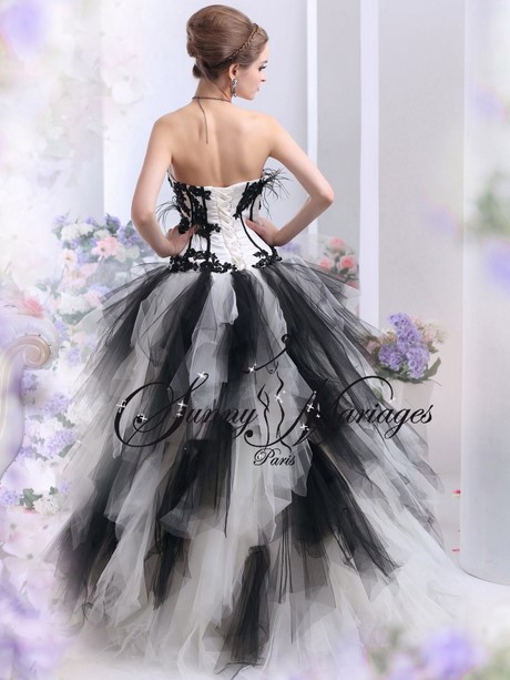 Robe de mariée noire pas cher