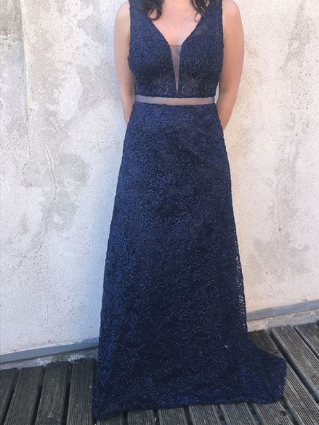 Robe de soirée longue et simple