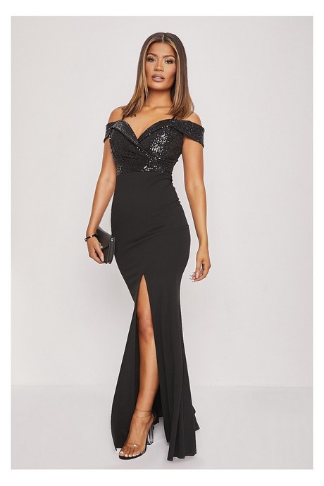 Robe débardeur longue noire