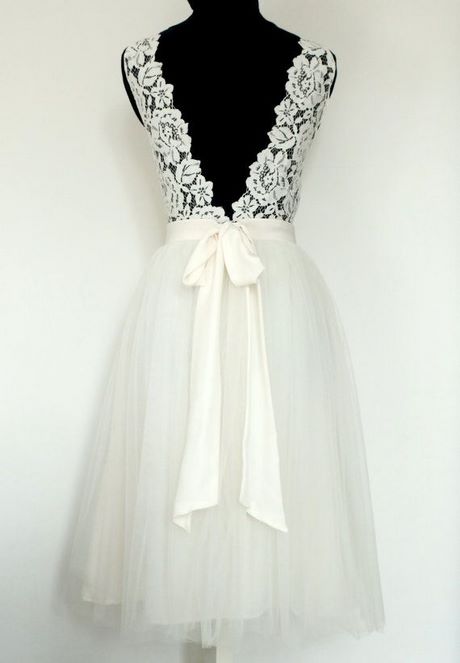 Robe dentelle et tulle