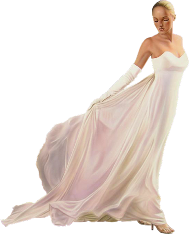Robe femme longue blanche