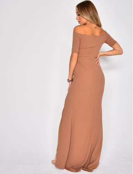 Robe longue debardeur fendue