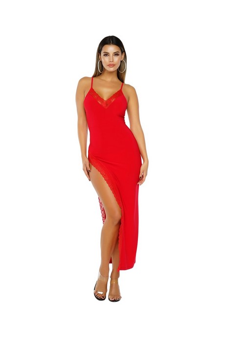 Robe longue debardeur fendue