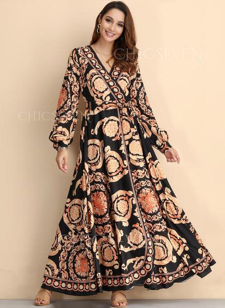 Robe maxi longue boheme