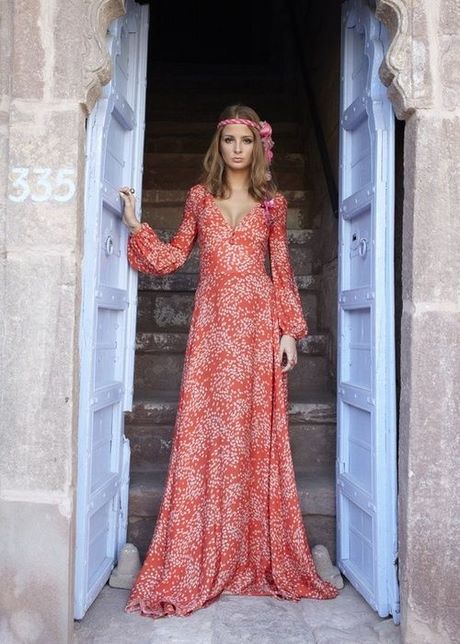 Robe maxi longue boheme