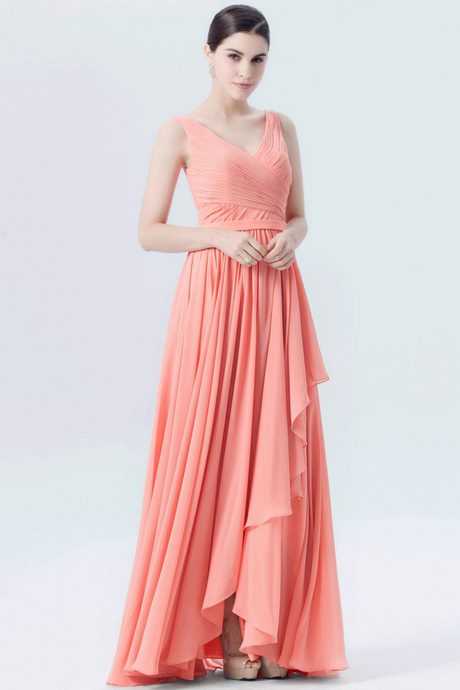 Robe orange pastel