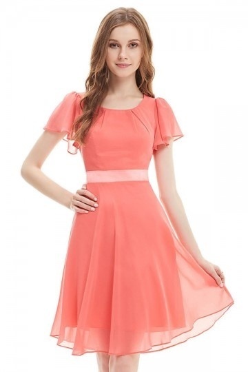 Robe orange pastel