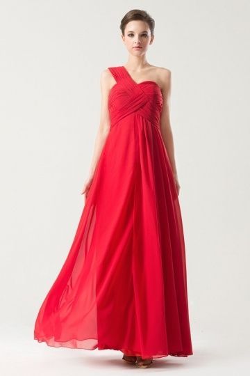 Robe rouge empire