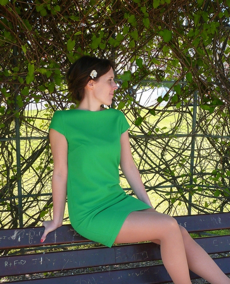 Robe verte simple