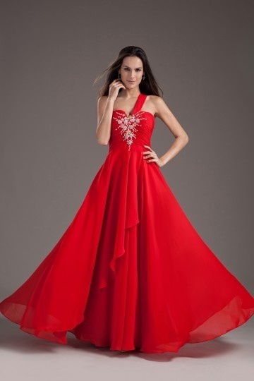 Rouge robe de soirée