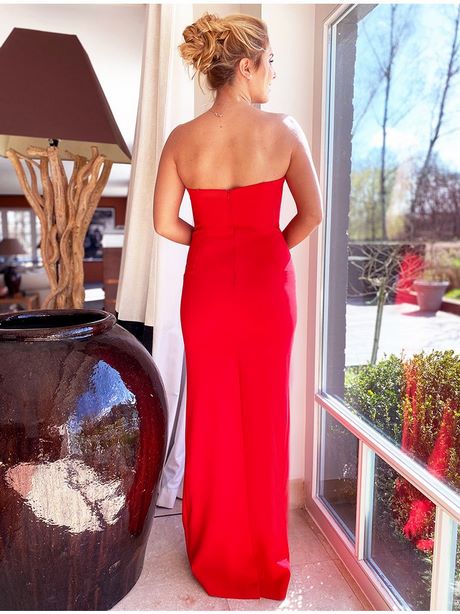 Rouge robe de soirée