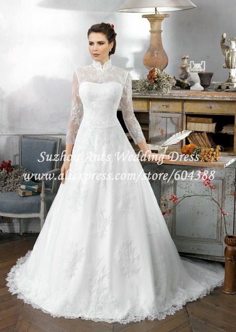 Longue robe de mariée