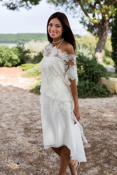 Mariage civil robe courte