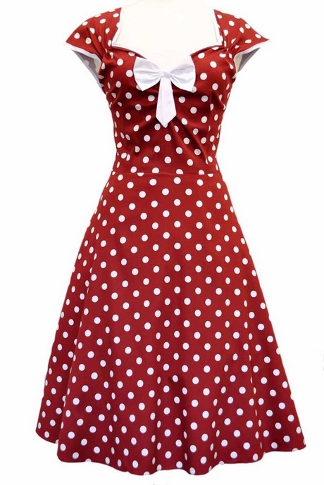 Robe a pois année 60