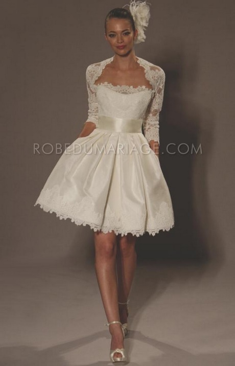 Robe courte pour mariage civil