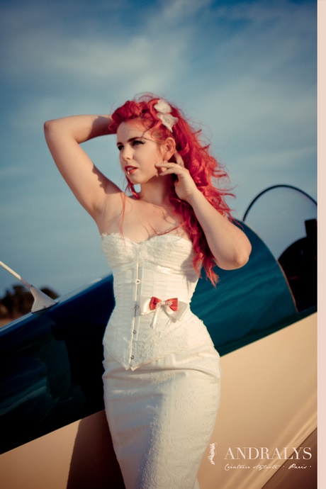 Robe de mariée pin up