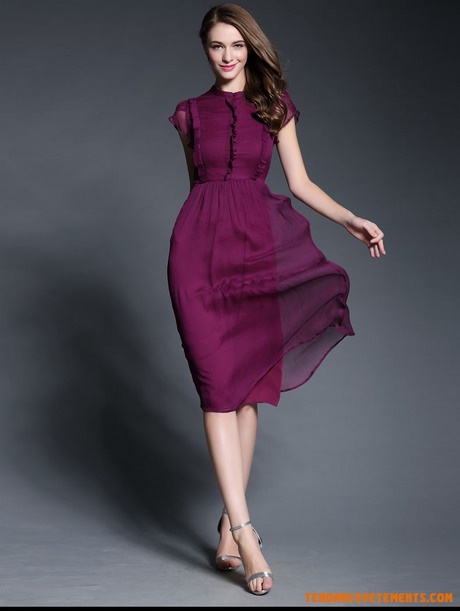 Robe femme violette