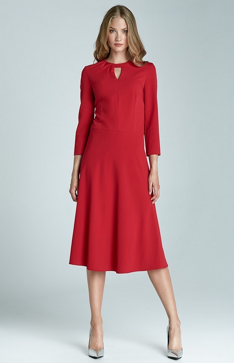 Robe fluide rouge