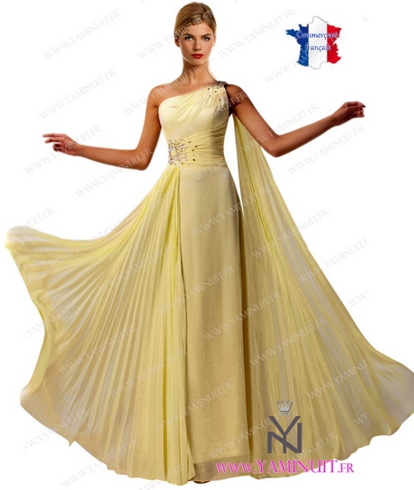 Robe grise et jaune