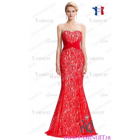 Robe longue moulante rouge