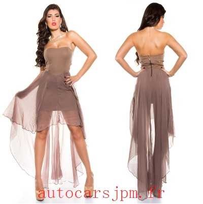 Robe longue saumon