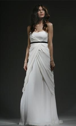 Robe mariée asymétrique